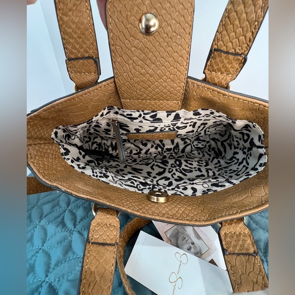 Jessica Simpson GIA Satchel - Color Pecan - Picture 9 of 10